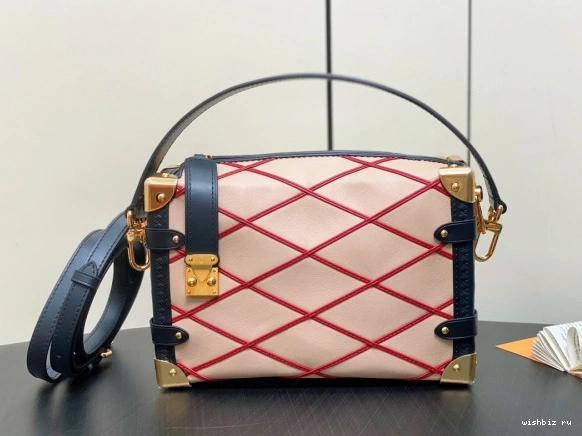 WIS LOUIS Trunk PM-21*14*6CM Side VUITTON 1124